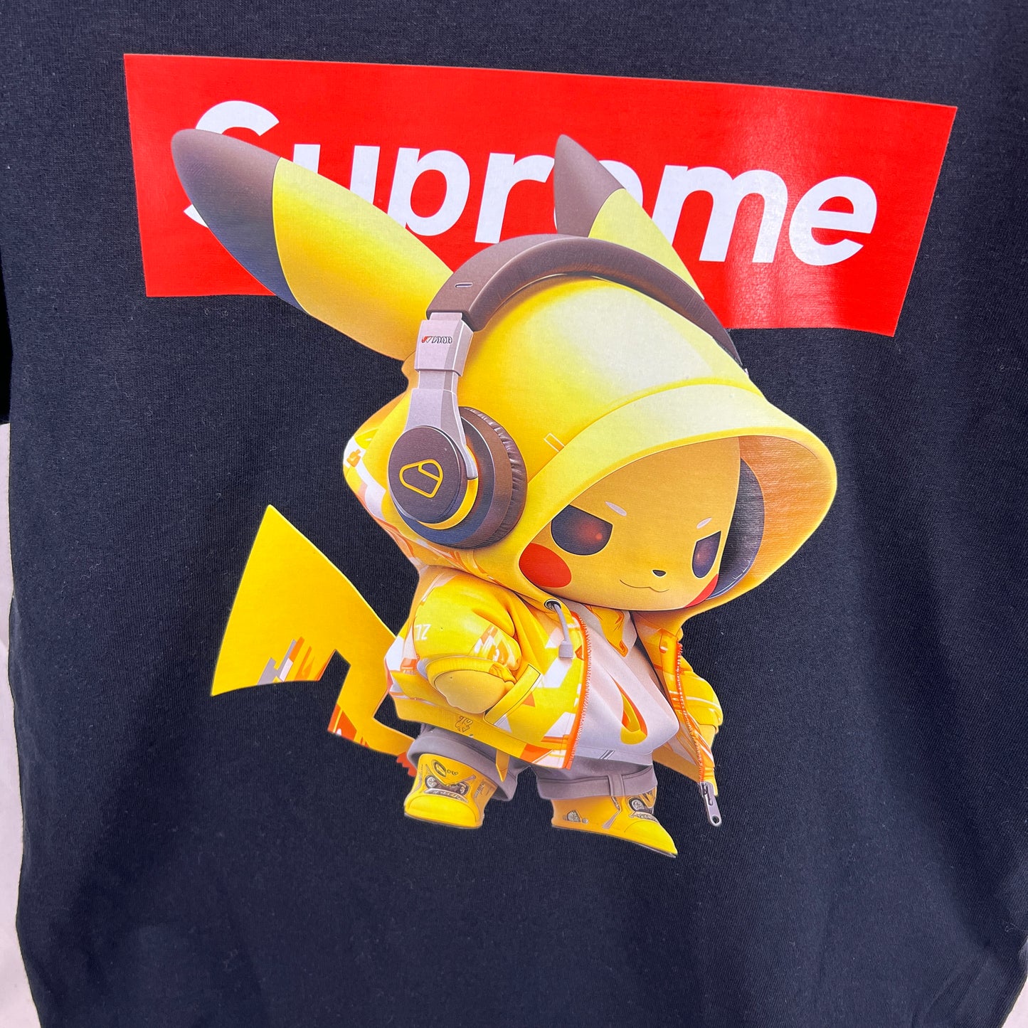 Hoodie Graphic Tee – Anime Streetwear T-Shirt