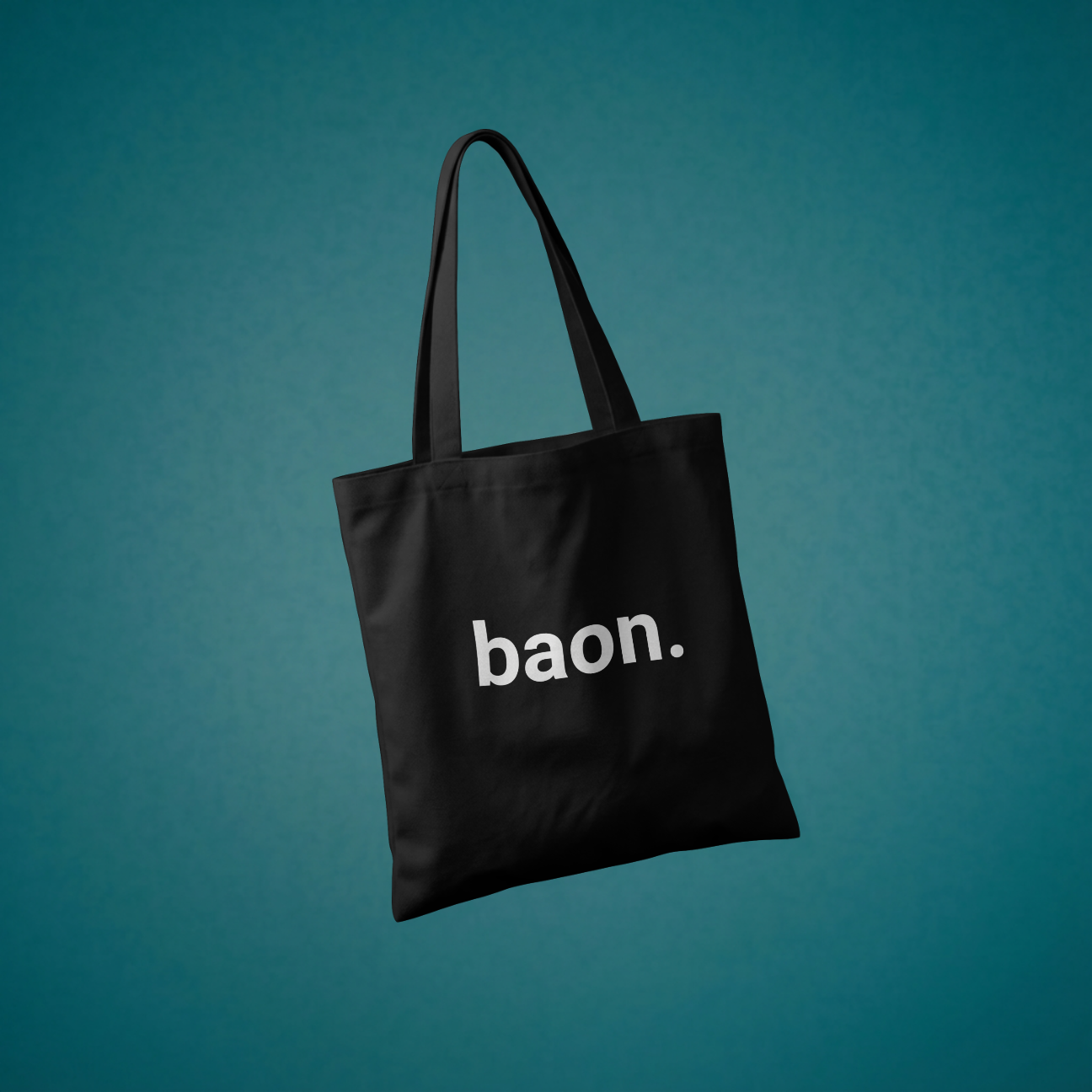 Canvas Tote Bag – “baon.” Design | Eco-Friendly Reusable Tote for Meals & Snacks | Filipino-Inspired