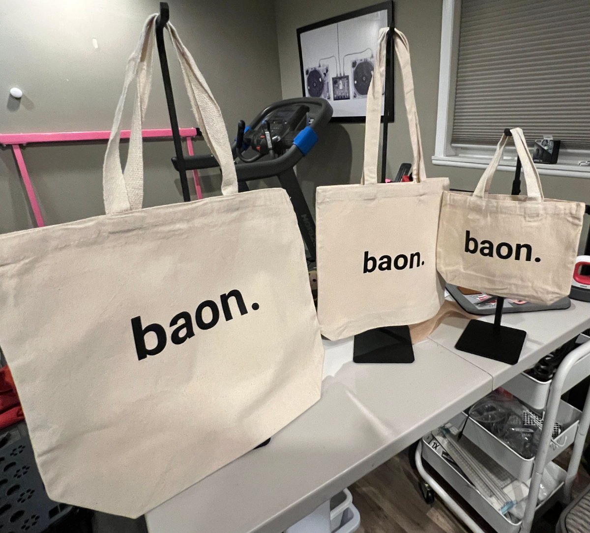 Canvas Tote Bag – “baon.” Design | Eco-Friendly Reusable Tote for Meals & Snacks | Filipino-Inspired