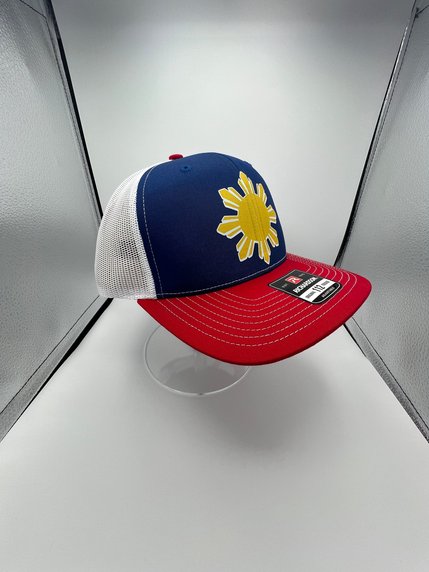 Filipino Sun Emblem Cap 5-Panel Structured Snapback