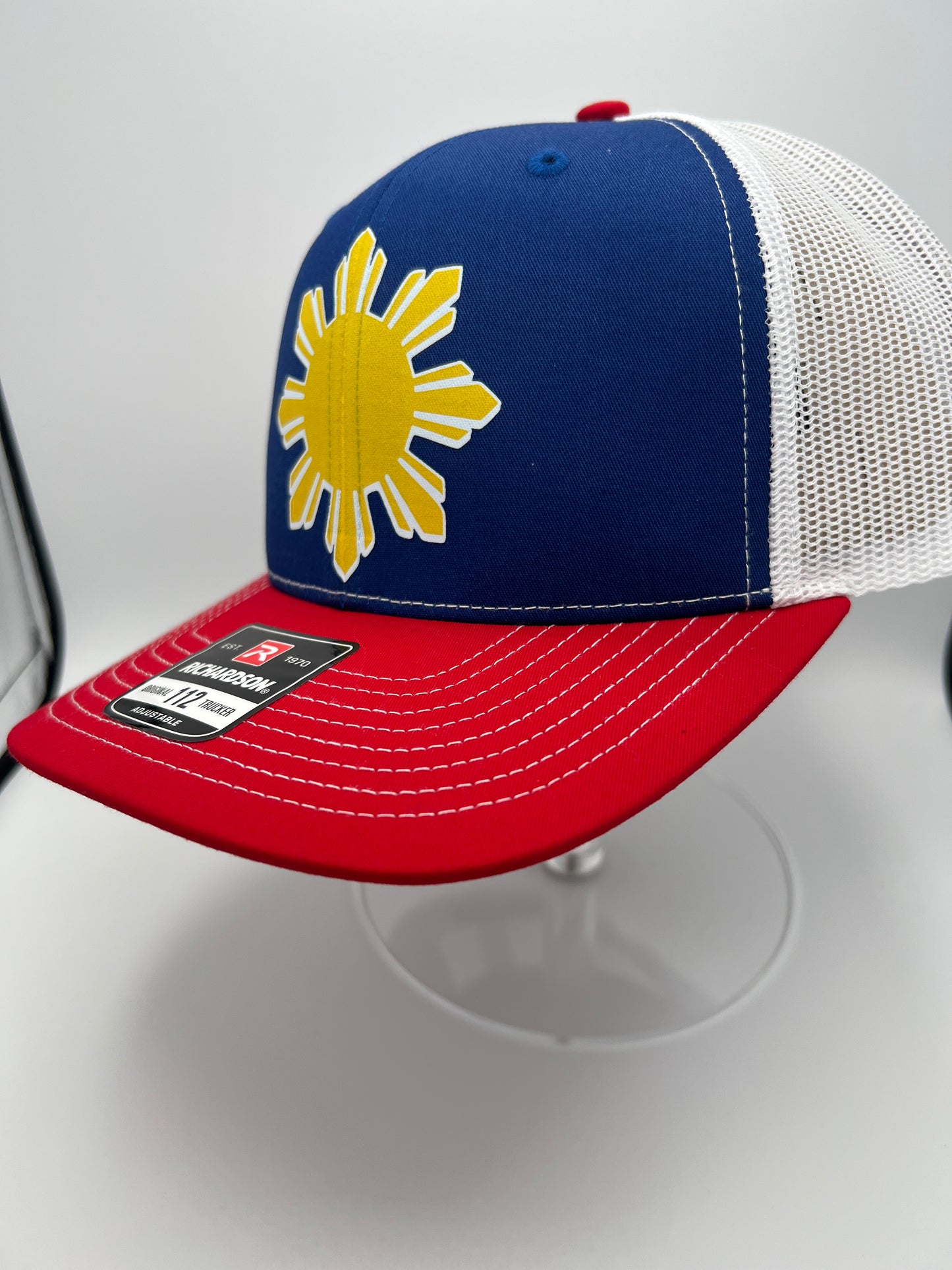 Filipino Sun Emblem Cap 5-Panel Structured Snapback