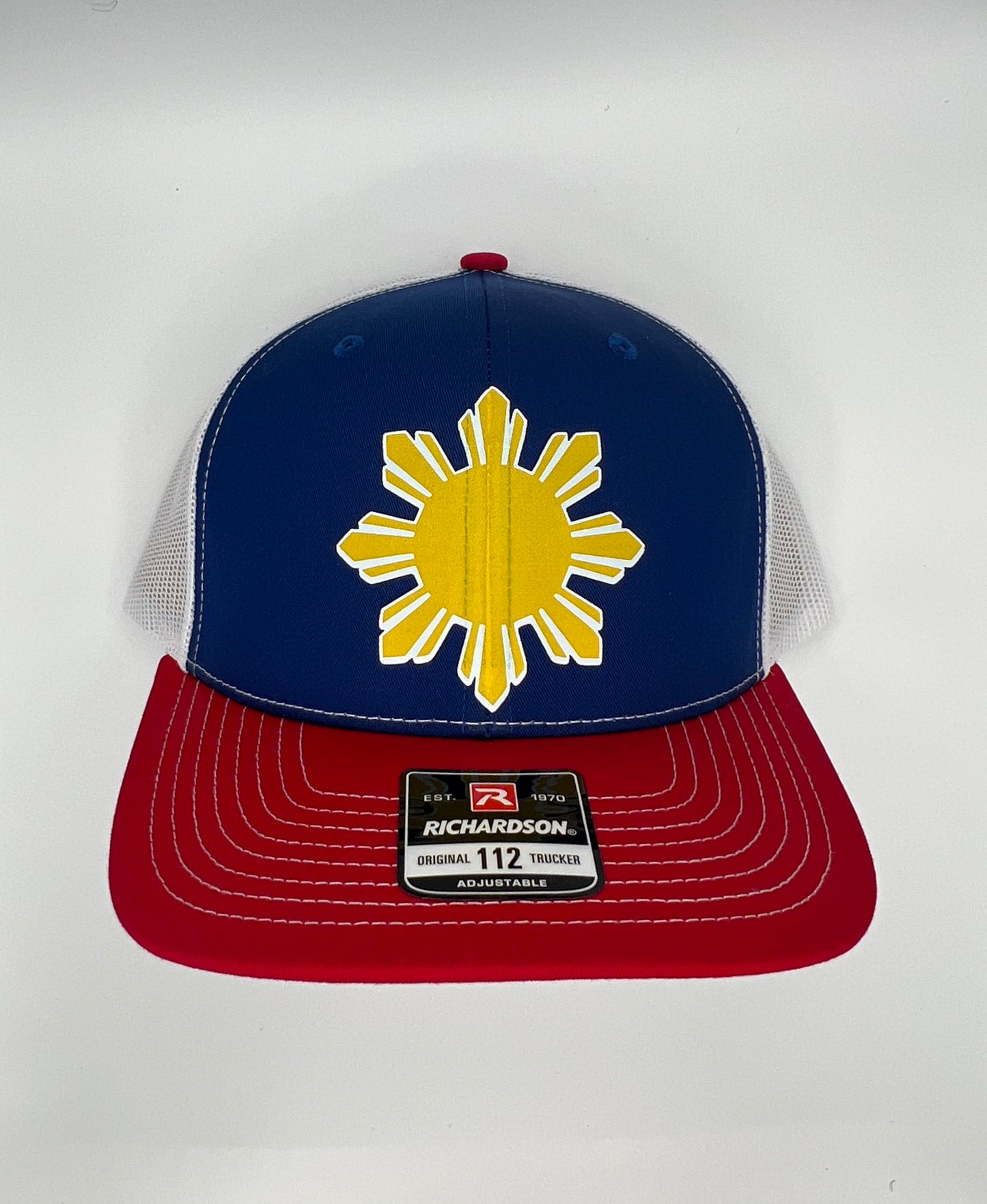 Filipino Sun Emblem Cap 5-Panel Structured Snapback