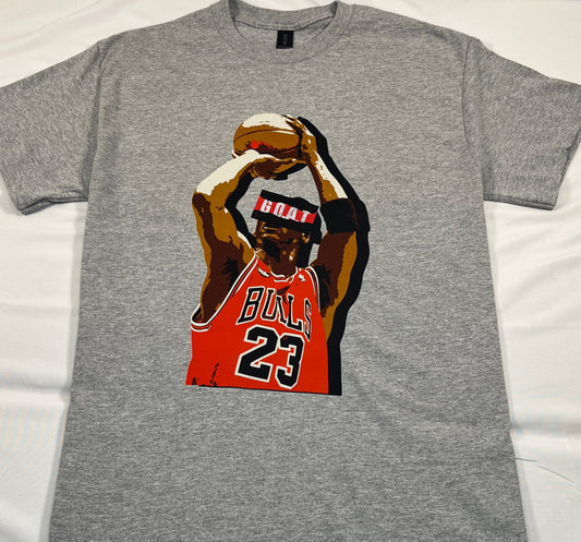 Vintage Basketball Legend Graphic T-Shirt – GOAT Tribute Tee